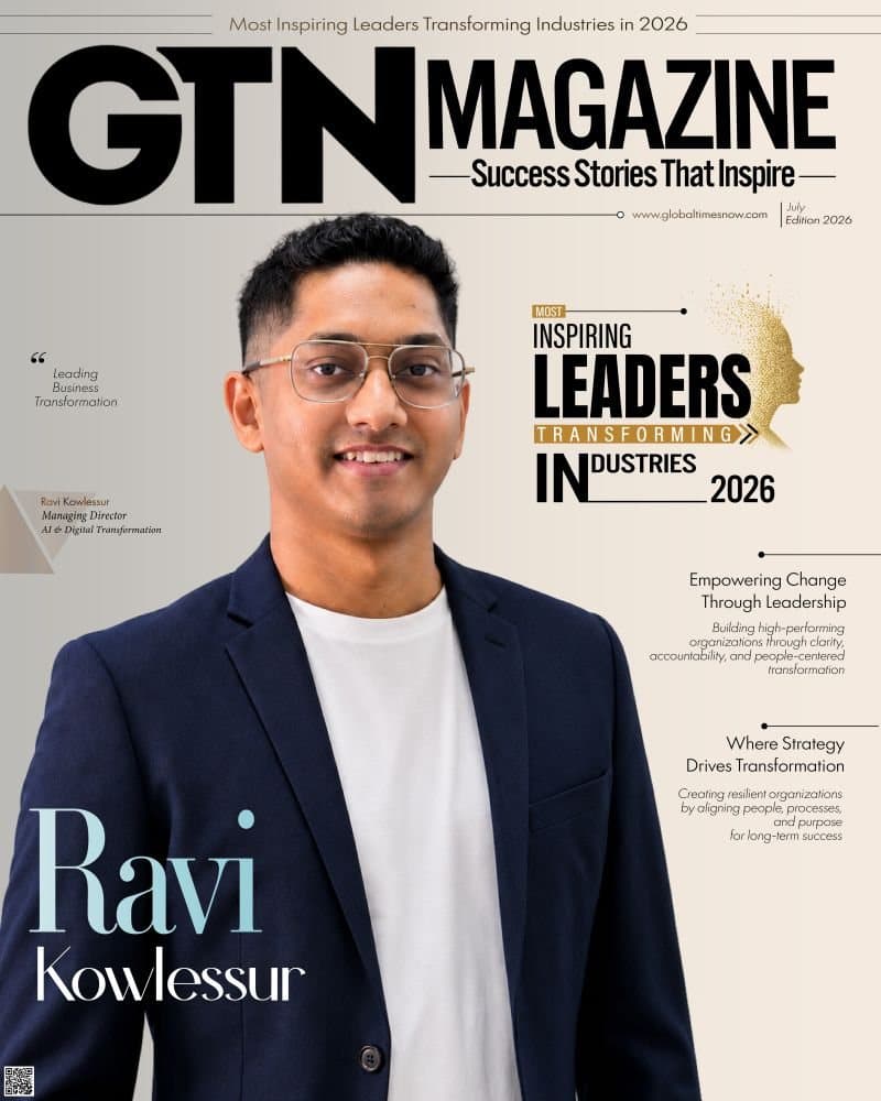 GTN Magazine cover featuring Ravi Kowlessur, July 2026